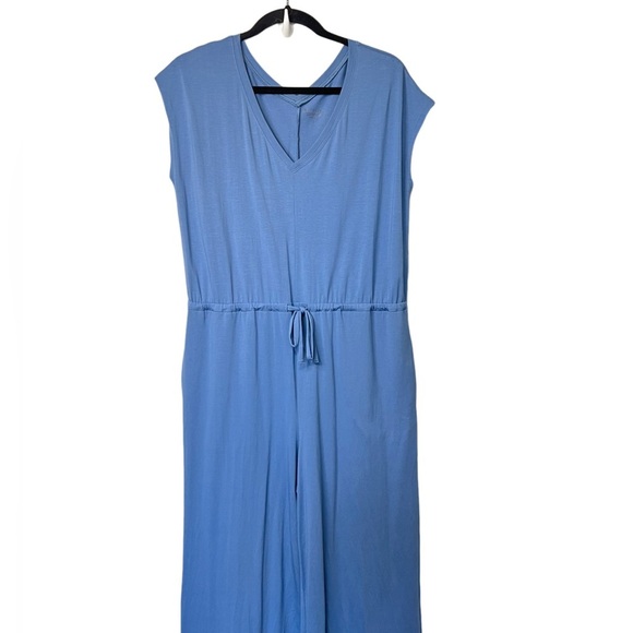 Athleta Willow Jumpsuit Size S Petite in Color Blue - Picture 4 of 6